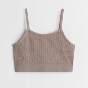 H&M Ribbed Seamless Crop Top